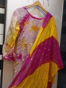 Multi colour gown