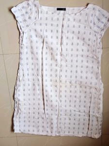 White Printed Kurta