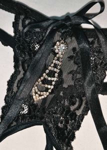 New Piece Diamond Studded Lace G String Panty