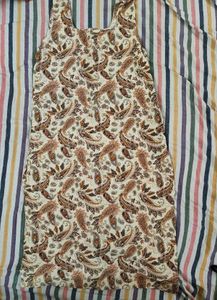 Paisley Print Sleeveless Dress