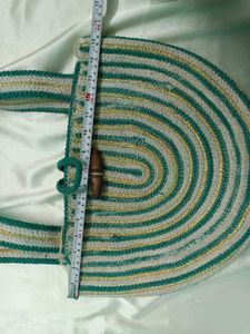 Cotton Jute D Shape Bag