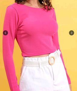 Round Neck Crop Top