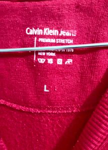 Calvin Klein Red Sweater