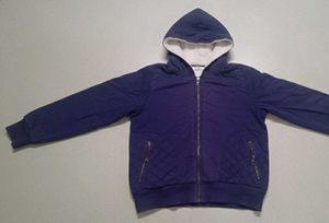 Cozy Blue Quilted Hoodie