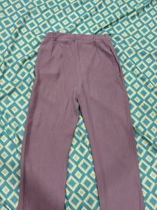 Mauve Straight Work Office Pants