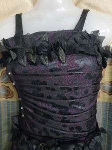 Gothic Polka Dot Party Dress