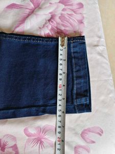 Men Blue Jeans Slim Ankle Fit Skinny Size 32