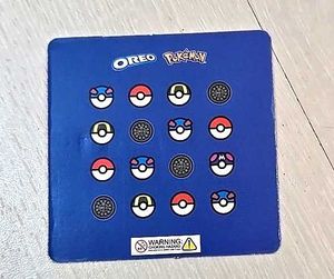 Cadbury oreo pokemon card sandshrew freebie collec