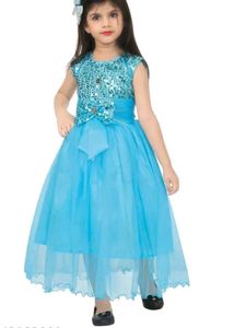 ✨ Blue Party Dress for Girls 👗💙