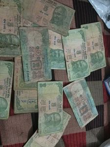5 Rupees Notes Used Condition
