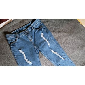 Blue Ripped Jeans
