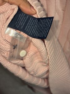 Tommy Pink Cable Knit Sweater