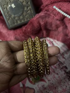 Golden Bangle Set