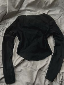 Black Long Sleeve Top