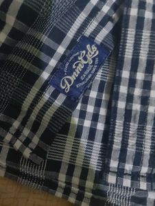 Checked Denim Code Shirt