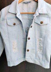Distressed Denim Jacket