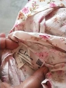 Cotton Net Floral Nighty