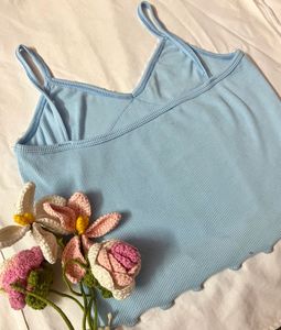 Light Blue Lace Top (S)