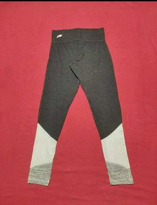 Grey Printed Leggings - Small Size