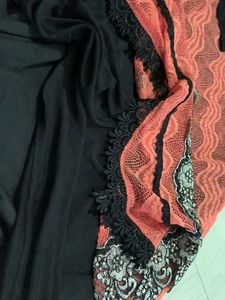 Elegant Black fancy Lace Dress