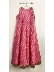 Long Anarkali-Style Kurti Dress