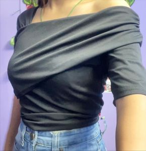 Off-Shoulder Ruched Top