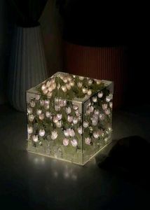 Tulip Night Light Cube
