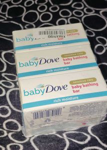 Baby Dove products soap and lotion mew with tag