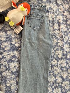 Women Straight Blue Jeans