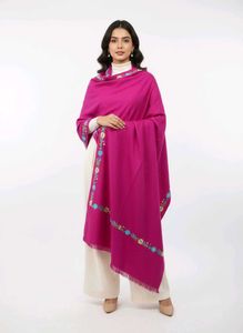 Elegant Embroidered Winter Shawl