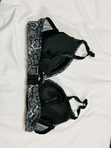 Sexy Snake Print Push-Up Bra