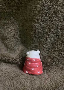 Handmade Clay Bear Dusk Buddy