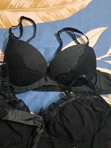 Combo Of Three  Imported Fabric Top N  Bra