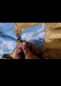 back open Golden Blouse