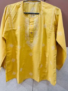Short Chikankari Kurti