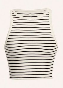 Striped Tank Crop Top