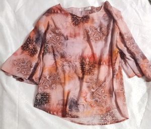 y2k vintage print top