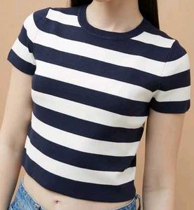 Striped Cropped T-Shirt