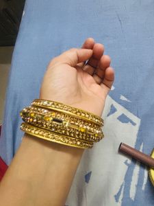 Golden Bangle Set