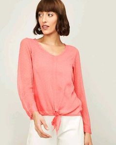 Bossini Layered Tie-Up Hem Top With Camisole
