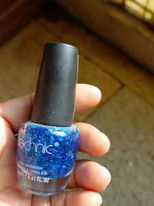 Technic Blue Glitter Nail Polish