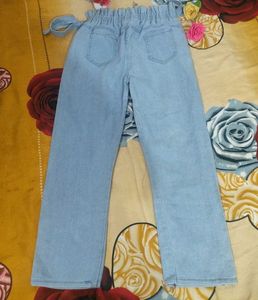 Light Blue Wide Leg Jeans