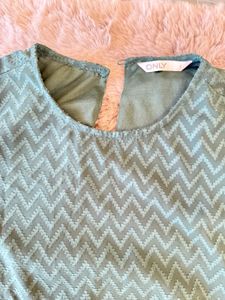 ONLY Brand Cute Olive Green Top