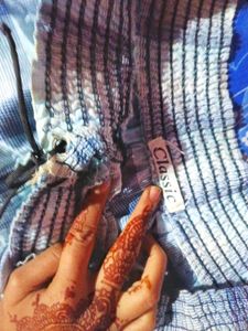 Checkered Off-Shoulder Top