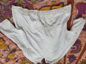 White Korean Cut Out Top