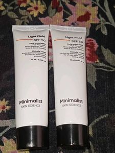 Minimalist SPF 50 Sunscreen (Pack Of 2)