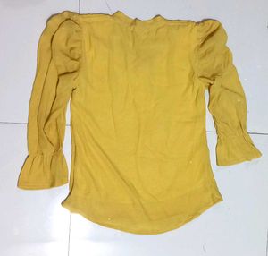 Elegant Yellow Top