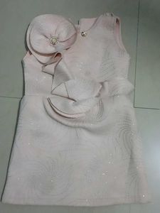Blush Sparkle Party Dress