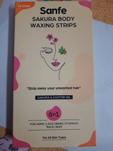 SANFE SAKURA BODY WAXING STRIPS🌸