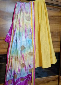 Gown With Heavy Dupatta